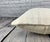 20 x 20 Hemp Pillow Turkish Cushion Natural Grayish White Pillow Cushion Cover For Sale - Image 4 of 4