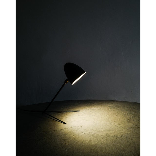 French Mid Century Cocotte Table Lamp by Serge Mouille for Steph Simon France, 1950s For Sale - Image 3 of 6