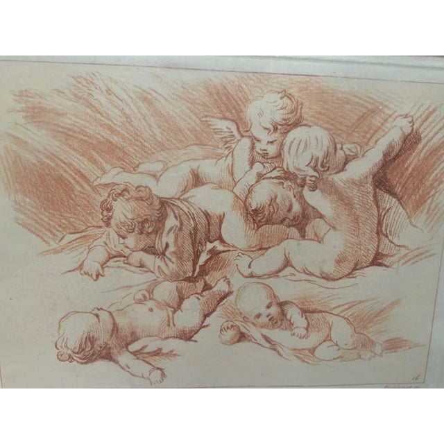 Antique French Engraving by Auguste Pequegnot For Sale - Image 4 of 11