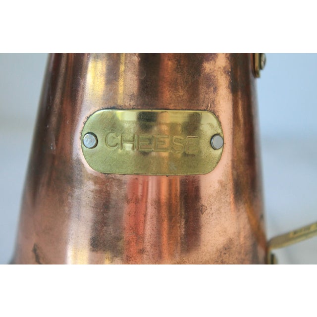 Vintage Copper & Brass Cheese Shaker For Sale - Image 4 of 10