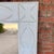 Sky Blue Late 20th Century Palm Beach Regency Light Blue Whicker Silver Studded Monumental Wall Mirror- Newly Painted For Sale - Image 8 of 12