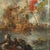 Naval Battle with Allegorical Figure, 19th Century, Oil Painting on Canvas, Framed For Sale - Image 3 of 15