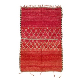 Vintage Moroccan Berber Rug With Geometric Design by Rug & Kilim, 1950-1959 For Sale