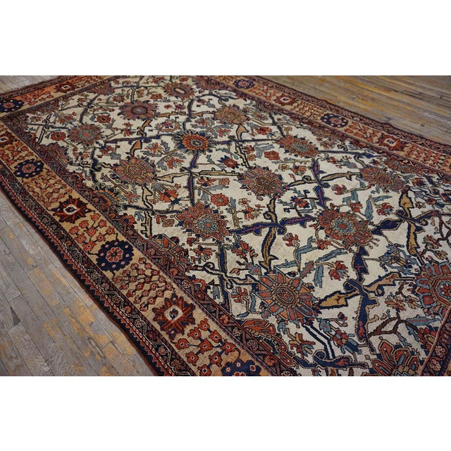 Textile Traditional Antique Persian Bakhtiari Rug With Design Inspiration From 17th Century Safavid Weavings For Sale - Image 7 of 12