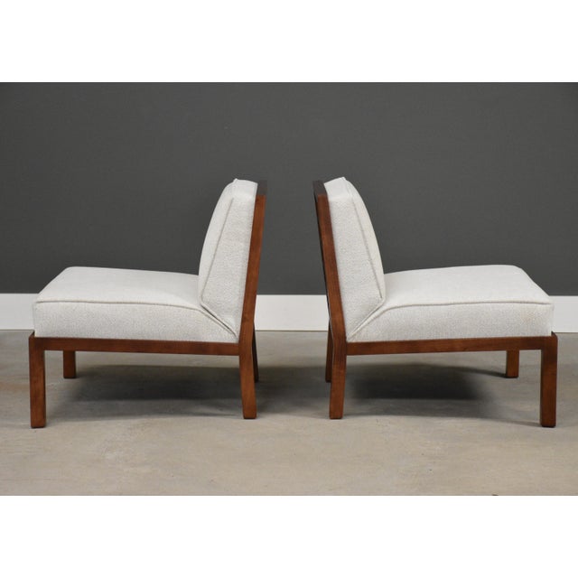 Mid-Century Modern 1970s Michael Taylor for Baker Slipper Lounge Chairs - A Pair For Sale - Image 3 of 9
