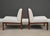 Mid-Century Modern 1970s Michael Taylor for Baker Slipper Lounge Chairs - A Pair For Sale - Image 3 of 9
