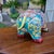 Sicilian Artist, Hippopotamus, 2000, Hand-Glazed Ceramic For Sale - Image 9 of 12