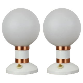 Mid-Century Table Lamps from Drukov, 1970s, Set of 2 For Sale