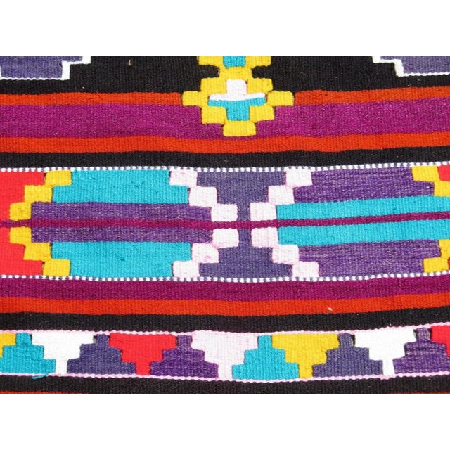 1960s Colorfull Vintage KIlim Runner - 30"x149" For Sale - Image 11 of 13