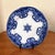 Victorian Antique Flow Blue Plate | New Wharf Pottery Knox Pattern For Sale - Image 3 of 10