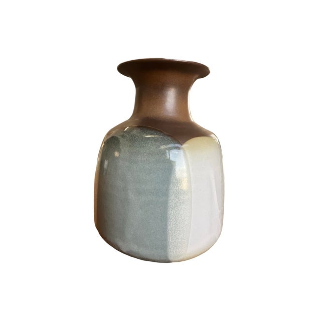 Mid-Century Modern Vintage Mid Century Modern Pottery Craft Large Vase Robert Maxwell Design Ceramic For Sale - Image 3 of 6