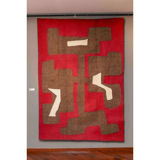 Hand-Felted Shyrdak Rug in Wool by Dinodo Studio For Sale - Image 4 of 5