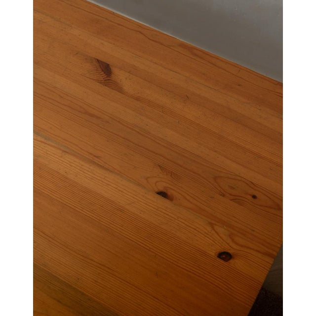 Vintage Swedish Brutalist Dymling Coffee Table in Pine by Yngve Ekström for Swedese, 1970s For Sale - Image 11 of 18