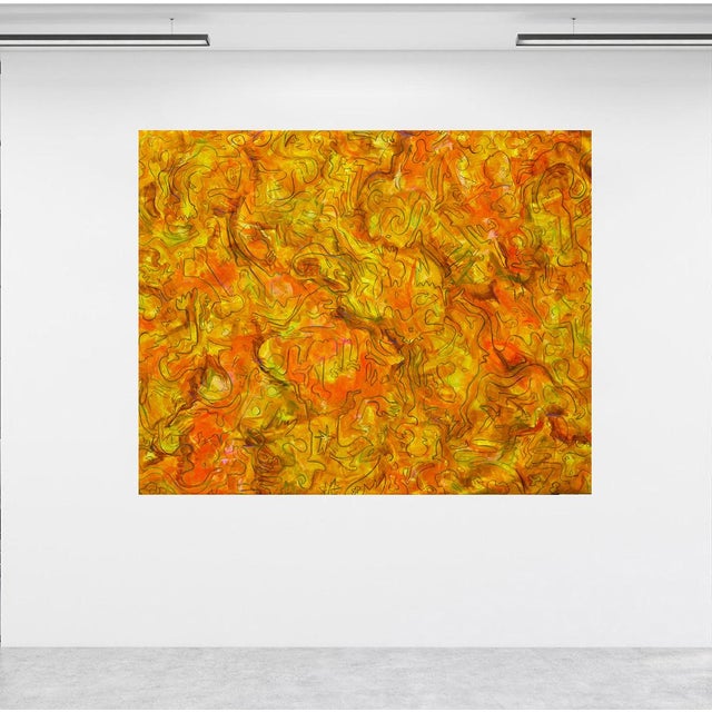 Contemporary Inside Amber — 48x60 For Sale - Image 3 of 4