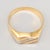 Signet Ring in Gold with Diamonds For Sale - Image 3 of 4