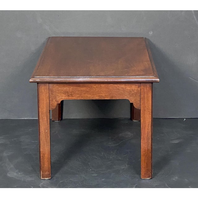 French Rectangular Low or Coffee Table of Mahogany For Sale - Image 10 of 10