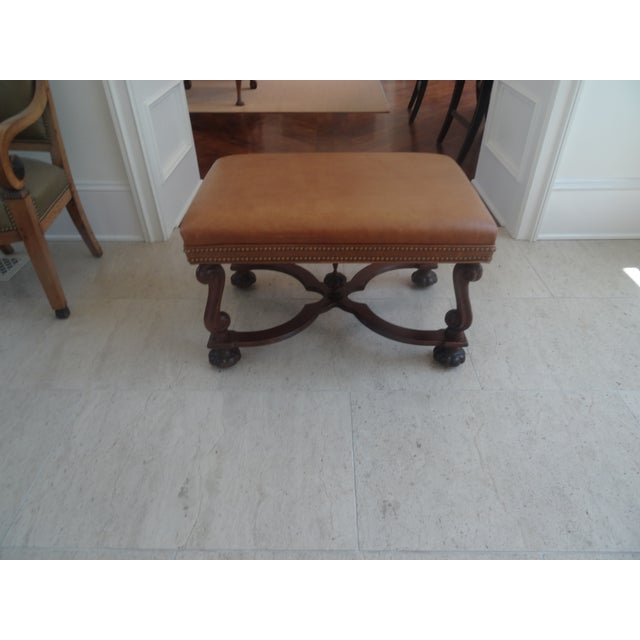 Wood Italian Baroque Bench For Sale - Image 7 of 11