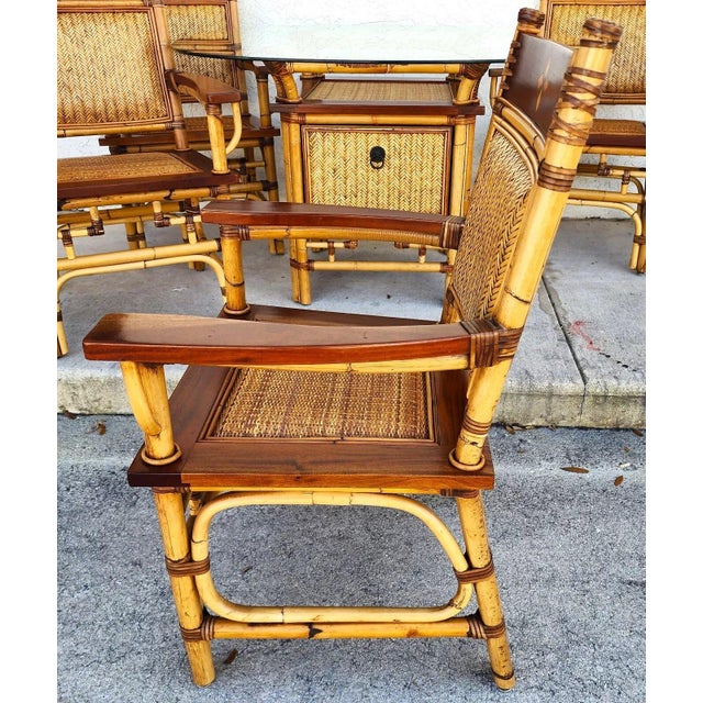 Bamboo Dining Set Custom Made For Sale In Miami - Image 6 of 12