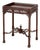 Chinese Chippendale Style Mahogany Silver Table For Sale