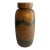 Mid-Century Modern West German Fat Lava Studio Pottery Vase, No. 553-38, Brown For Sale