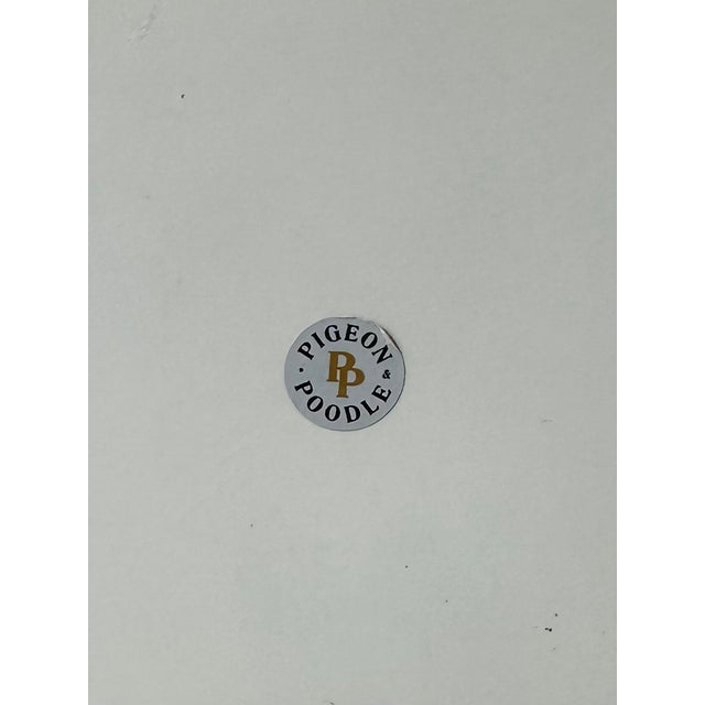 Ivory Vintage Pigeon and Poodle Milan Wastebasket For Sale - Image 8 of 9