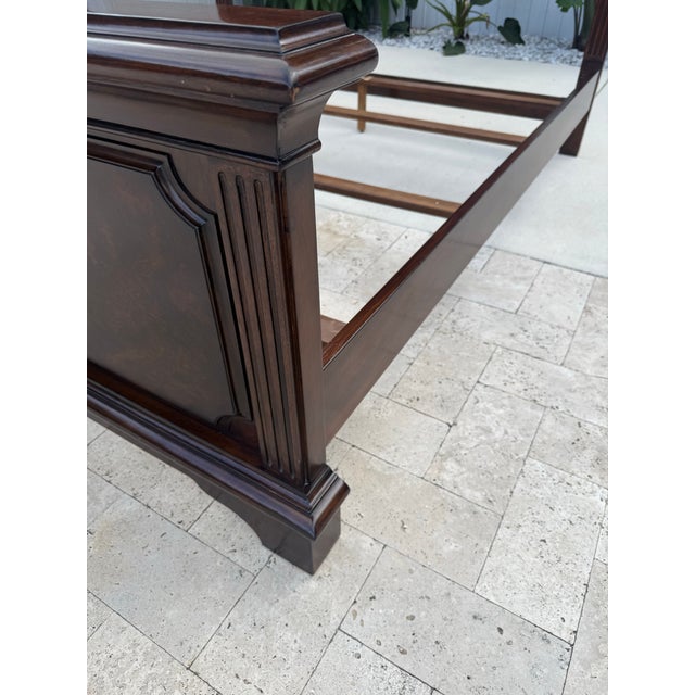 Wood Lexington 1990s Trump Home Collection King Size Bed For Sale - Image 7 of 12