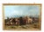W. Watson, Herd of Cattle, Large Oil Painting on Board, 19th Century, Framed For Sale