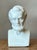 Stone Vintage Boho Carved Marble Bust of a Lincoln For Sale - Image 7 of 7