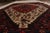 Mid Century Persian Kilim Rug Wool Red Cream Floral Senneh Traditional Flat Weave For Sale - Image 4 of 5