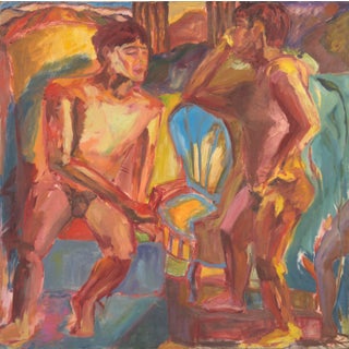 Giclée Print "The Two Men" by Regina Gately For Sale