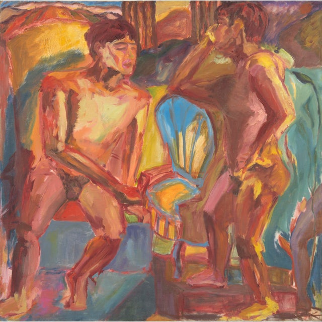 Giclée Print "The Two Men" by Regina Gately For Sale