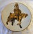 China Plate on Stand Golden Horse Design For Sale - Image 10 of 12