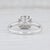 New Beverley K Semi Mount Diamond Halo Engagement Ring 14k Gold Sz 6.5 Princess For Sale - Image 4 of 7