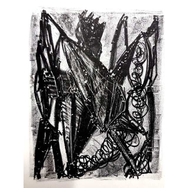 Jean-Michel Atlan - Kafka - Original Lithograph 1946 For Sale