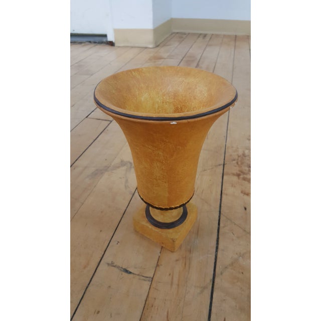 Traditional Sarreid Yellow and Grapes Vase For Sale - Image 3 of 8