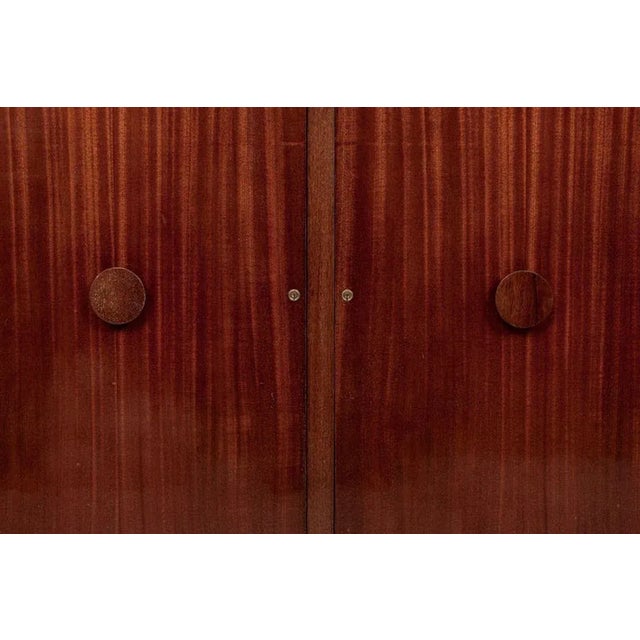 1930s Antique French Art Deco Mahogany Sideboard Cabinet by Andre Sornay For Sale - Image 5 of 11