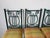 1980’s Vintage Hand Forged Metal Indoor / Outdoor Dining Chairs – Set of 4 For Sale In Miami - Image 6 of 12