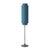 Not Yet Made - Made To Order Lollipop Floor Lamp - Black Nickel, Sky Blue Linen Double Shade, on/Off Pull Chain For Sale - Image 5 of 16