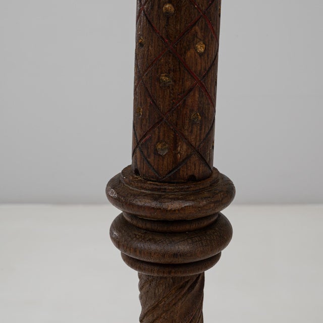 Brown 19th Century French Wooden Book Stand With Original Patina For Sale - Image 8 of 18