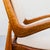 1950s Restored 1950s Brown Saltman Solid Mahogany Dining Chairs in Edelman Leather For Sale - Image 5 of 18