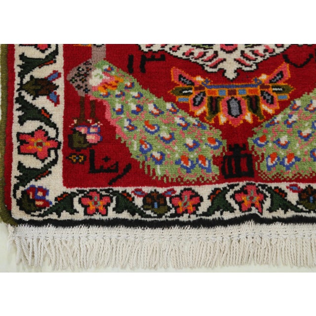 Traditional Pasargad Persian Antique Bakhtiari Rug For Sale - Image 3 of 4