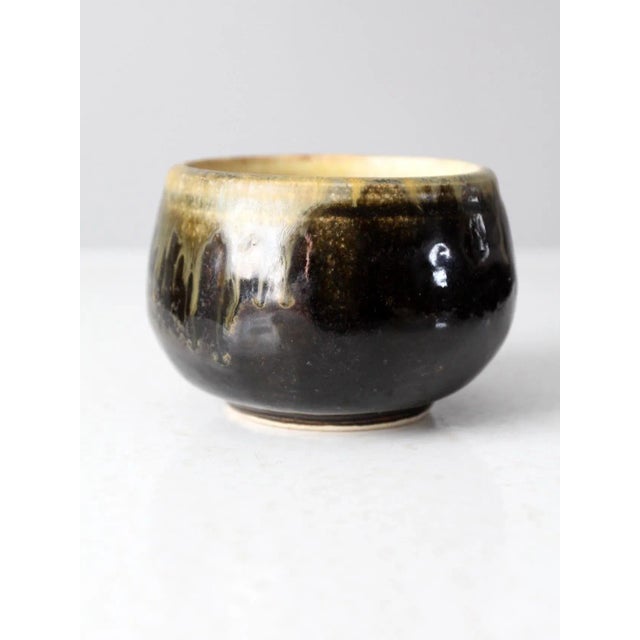 Vintage Studio Pottery Bowl For Sale - Image 4 of 8