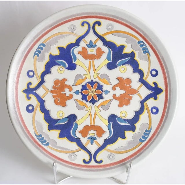 Ceramic Mid-Century Decorative Plate from Giraud Vallauris, 1950s For Sale - Image 7 of 7