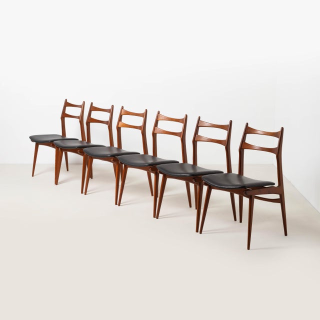 Habeo Boomerang Dining Chairs, Germany, 1960s, Set of 6 For Sale - Image 12 of 12
