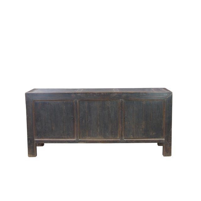 Chinese Vintage Hand Made Reclaimed Wood Sideboard Cabinet 31 For Sale - Image 3 of 12