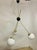 Mid-Century Chandelier in Brass and Satin Opal Glass, Italy, 1960s For Sale - Image 4 of 6