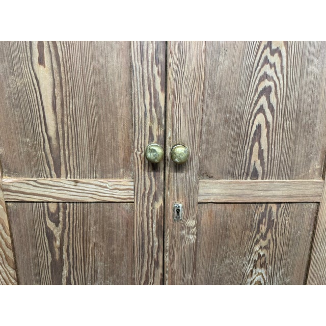 Antique Pine Larder Cabinet, 1880 For Sale - Image 9 of 10