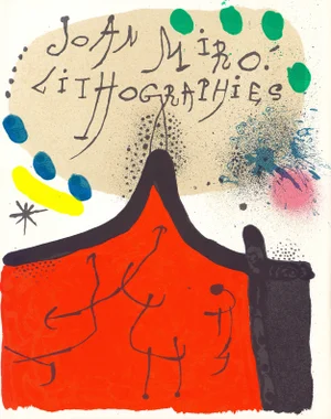 Joan Miró "Lithographies" Original 1972 Lithograph Cover