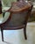 Hickory Furniture Mid Century Hickory Furniture Mahogany and Caned Club Chair For Sale - Image 4 of 6