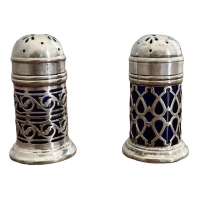 Antique Edwardian Table Shakers, 1900, Set of 2 For Sale